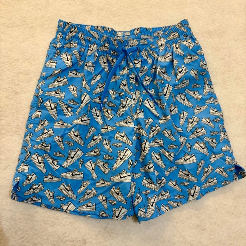 Nike University Blue Sneaker Volley/Swim Shorts NWT - Men's Small